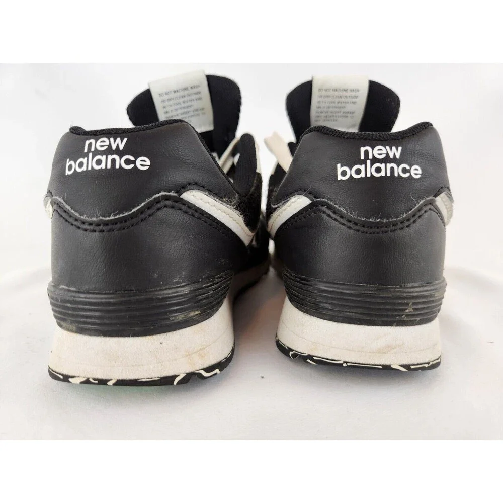 Kids New Balance Shoes 574 Black‎ White Sneakers Running Shoes Size Youth 3